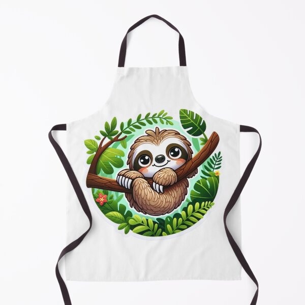 Item preview, Charming Sloth Die-Cut Sticker Design designed and sold by mymagicstoreus.
