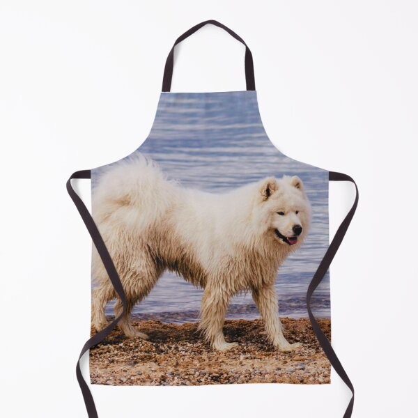Item preview, Samoyed Dog At The Beach designed and sold by TheAnimalZ00.