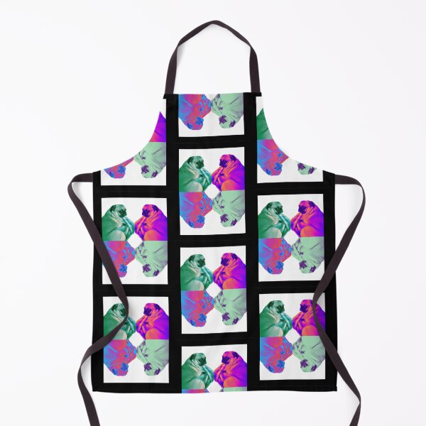 Item preview, Colorful Pug Art designed and sold by ASHBooksnThings.