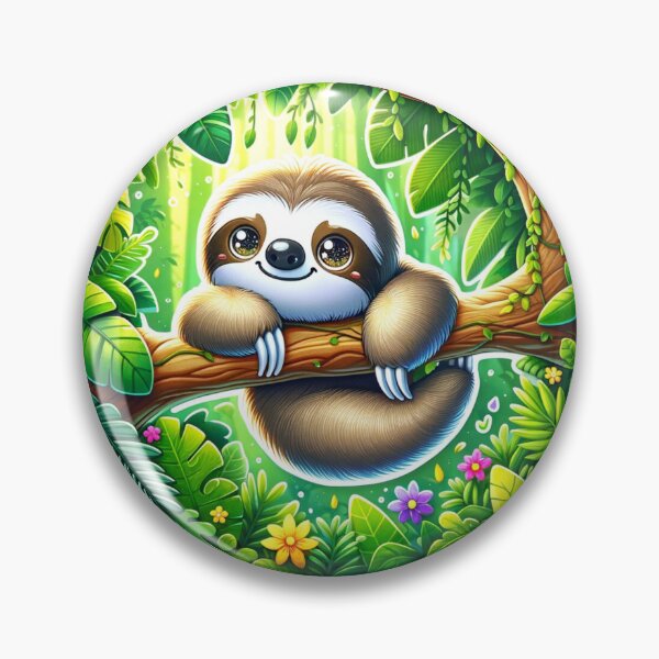 Item preview,  Charming Sloth Die-Cut Sticker Design Volume 2 designed and sold by mymagicstoreus.