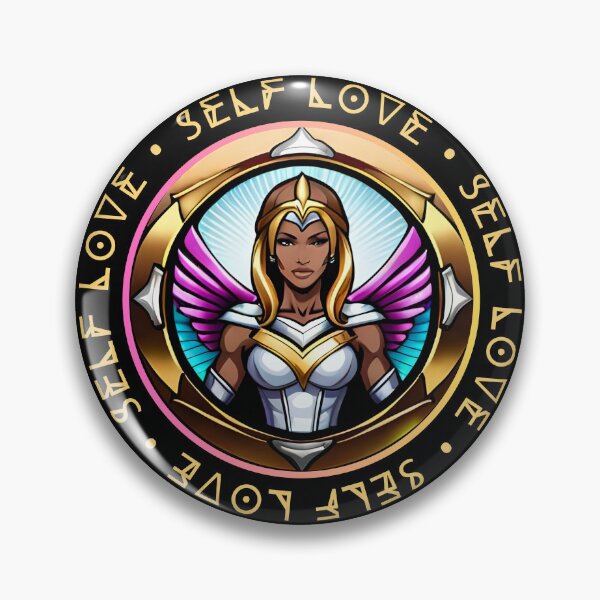 Item preview, Superhero Woman Self Love Inspiration Wing Warrior Peach designed and sold by Melan Designs.