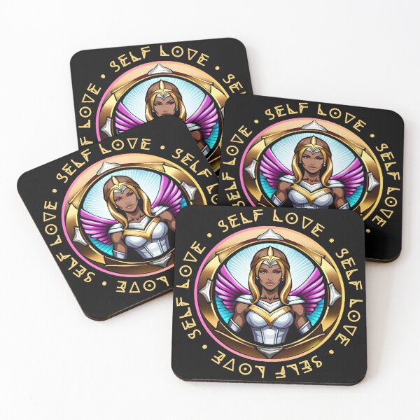 Item preview, Superhero Woman Self Love Inspiration Wing Warrior Peach designed and sold by Melan Designs.