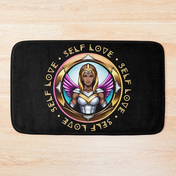 Item preview, Superhero Woman Self Love Inspiration Wing Warrior Peach designed and sold by Melan Designs.