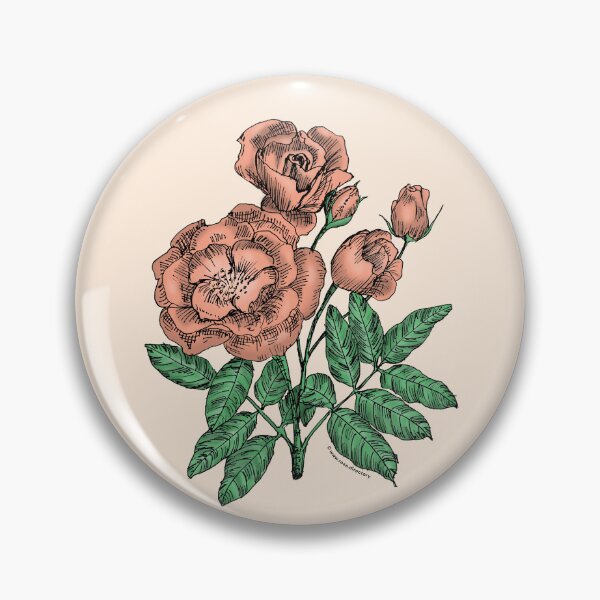 Item preview, Apricot Cupped Rose Bloom Semi-Double 8-15 Petals In 2 Rows designed and sold by Rachael Taylor.