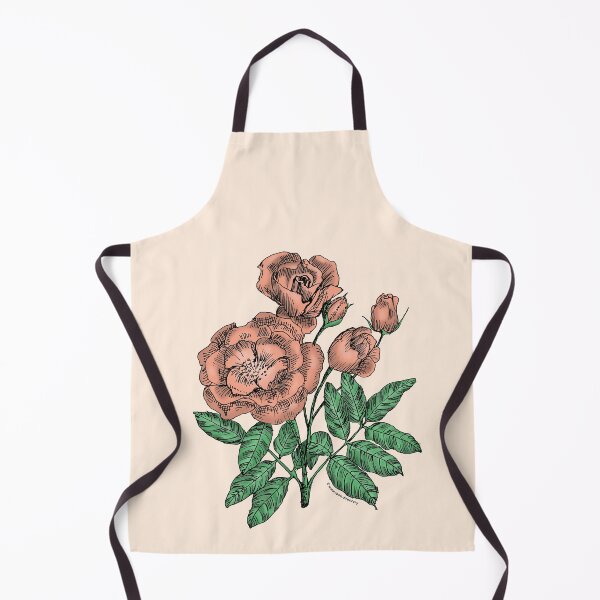 Item preview, Apricot Cupped Rose Bloom Semi-Double 8-15 Petals In 2 Rows designed and sold by Rachael Taylor.
