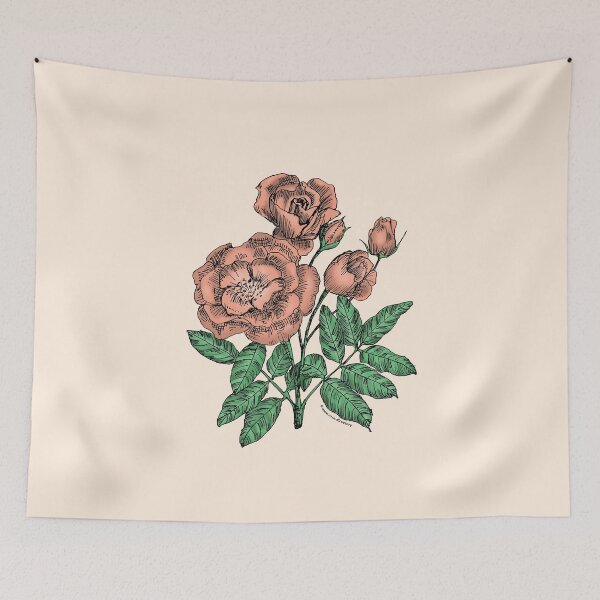 Item preview, Apricot Cupped Rose Bloom Semi-Double 8-15 Petals In 2 Rows designed and sold by Rachael Taylor.