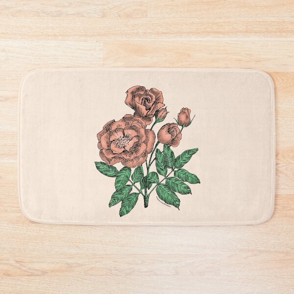 Item preview, Apricot Cupped Rose Bloom Semi-Double 8-15 Petals In 2 Rows designed and sold by Rachael Taylor.