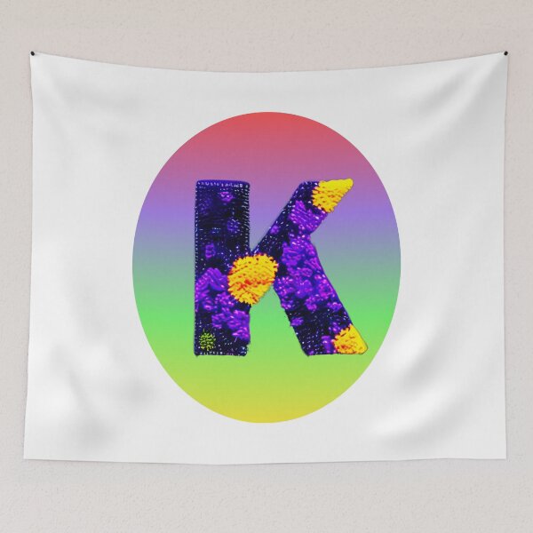 Item preview, letter K, monogram. typography collage. ABC art. gift 2024 designed and sold by Minibubb.