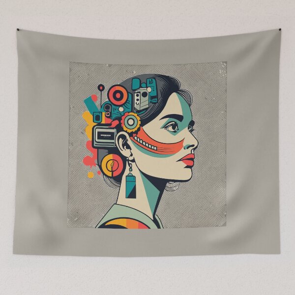 Item preview, Tech Femme: Industrial Visionary designed and sold by Charm-Creations.