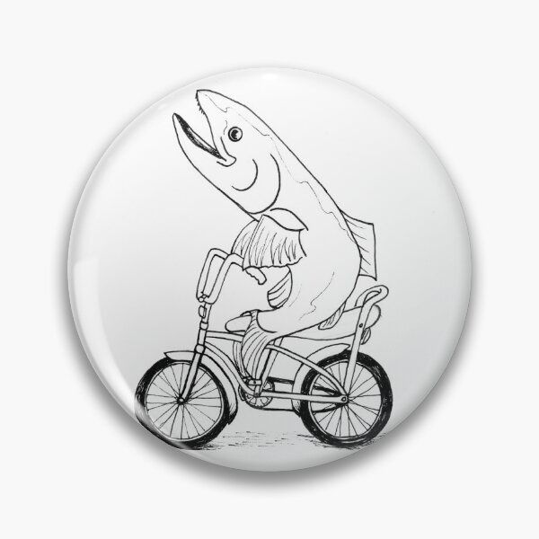 Item preview, Fish on a Bicycle designed and sold by tacitdiddle.