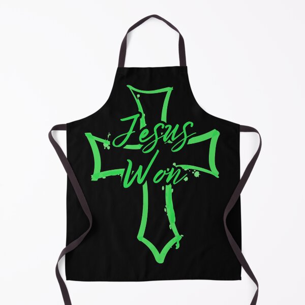 Item preview, Jesus Won, Green Cross. designed and sold by MoriaStore.