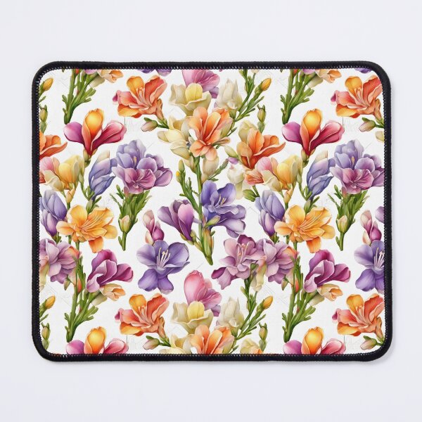 Item preview, Freesia Flower Pattern designed and sold by HOMETOWN86.
