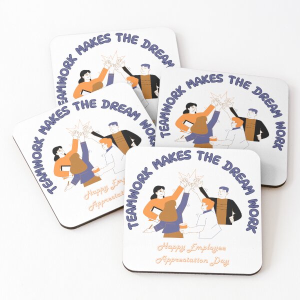 Item preview, Teamwork Makes the Dream Work - Employee Appreciation designed and sold by SupaStickas.