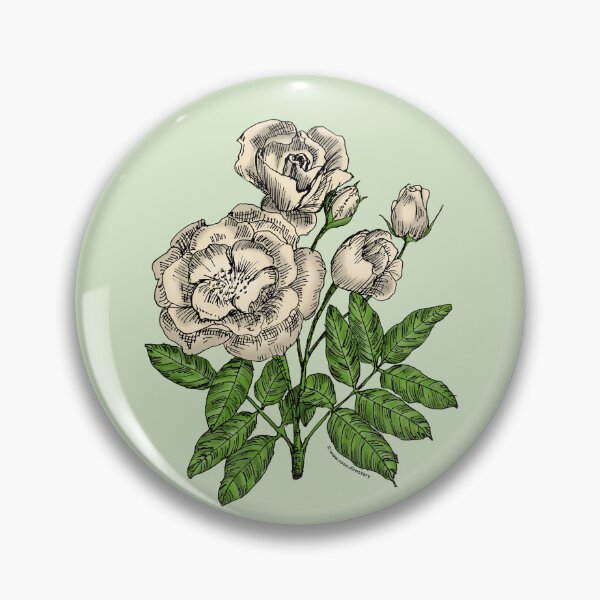 Item preview, Cream Cupped Rose Bloom Semi-Double 8-15 Petals In 2 Rows designed and sold by Rachael Taylor.
