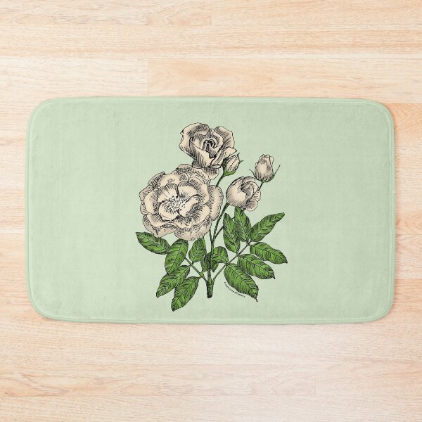 Item preview, Cream Cupped Rose Bloom Semi-Double 8-15 Petals In 2 Rows designed and sold by Rachael Taylor.