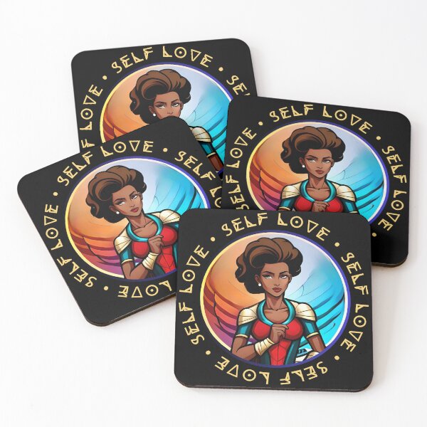 Item preview, Superhero Woman Self Love Quote Hairdo Dark Blue designed and sold by Melan Designs.