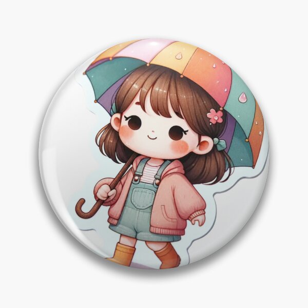 Item preview, Anime Girl Umbrella Die-Cut Sticker Volume 2 designed and sold by mymagicstoreus.