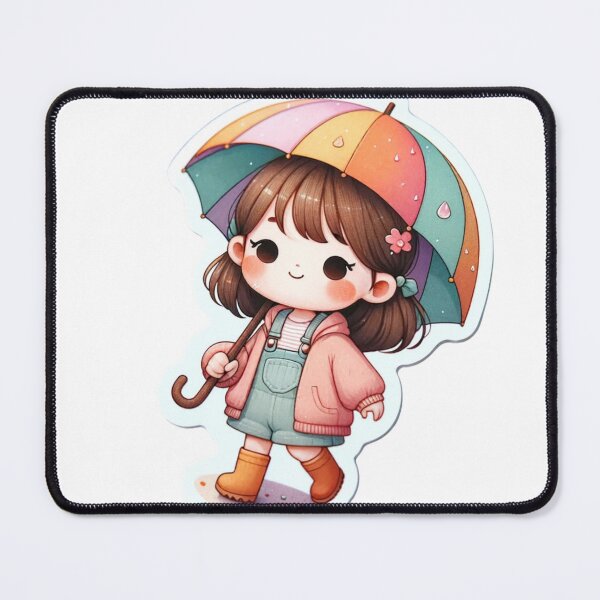 Item preview, Anime Girl Umbrella Die-Cut Sticker Volume 2 designed and sold by mymagicstoreus.