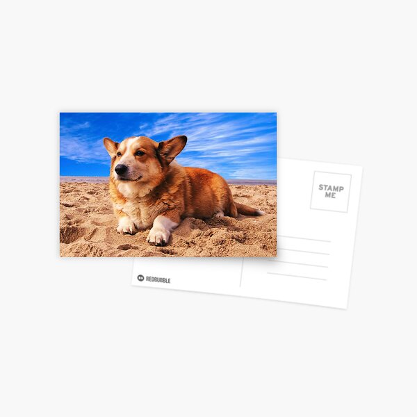 Item preview, Corgi At The Beach designed and sold by TheAnimalZ00.