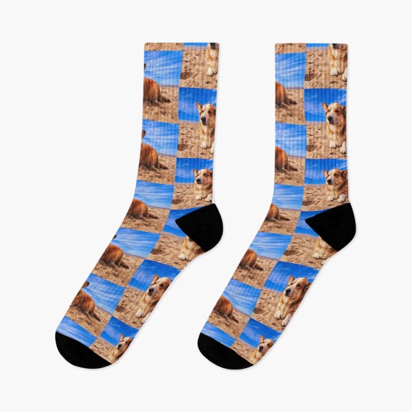 Item preview, Corgi At The Beach designed and sold by TheAnimalZ00.