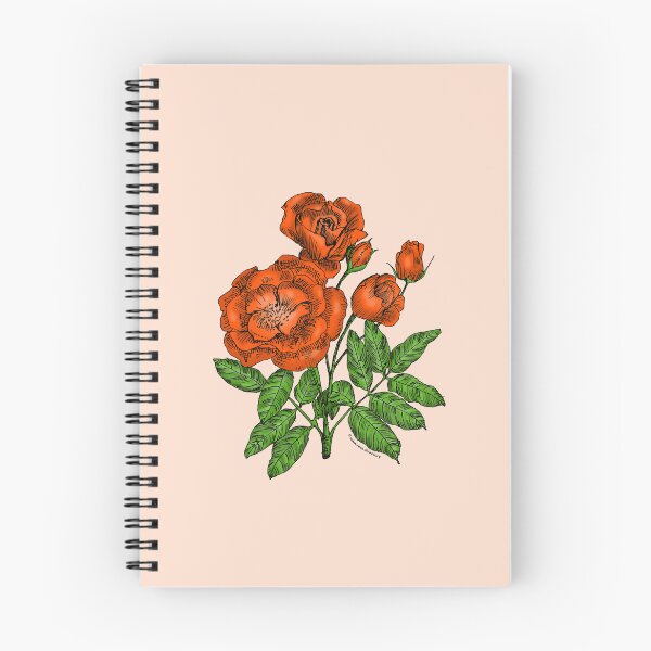 Item preview, Orange Cupped Rose Bloom Semi-Double 8-15 Petals In 2 Rows designed and sold by Rachael Taylor.