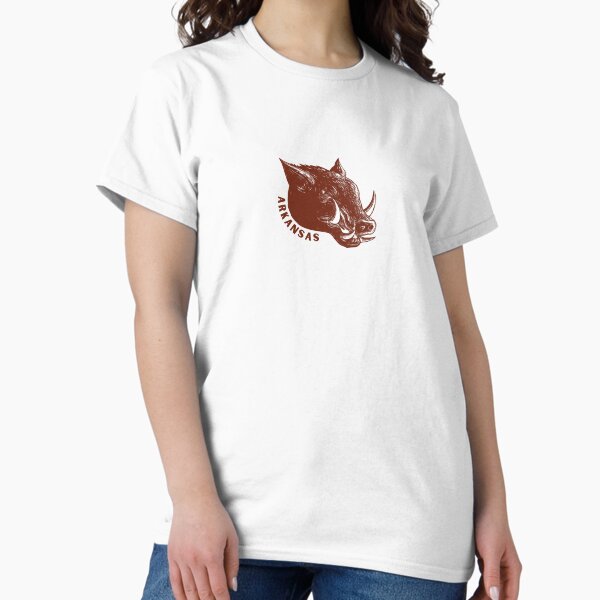 Vista previa del artículo con la obra «Arkansas Razorback Vintage», diseñado y vendido por GraceeDrake.