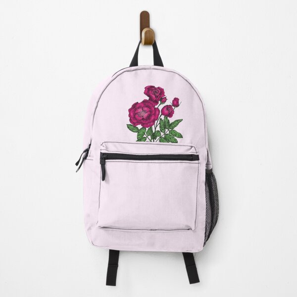 Item preview, Deep Pink Cupped Rose Bloom Semi-Double 8-15 Petals In 2 Rows designed and sold by Rachael Taylor.