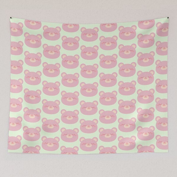 Item preview, Cute Kawaii Pink Bear Sticker designed and sold by CMYKat.