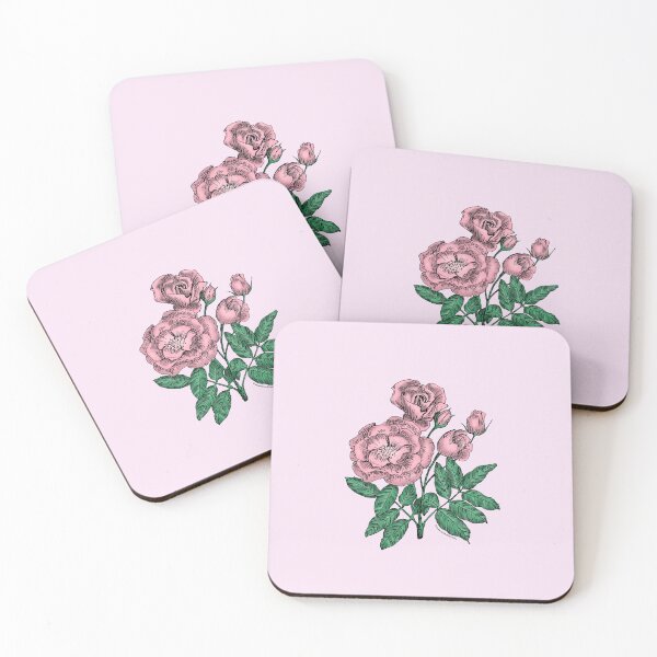 Item preview, Light Pink Cupped Rose Bloom Semi-Double 8-15 Petals In 2 Rows designed and sold by Rachael Taylor.