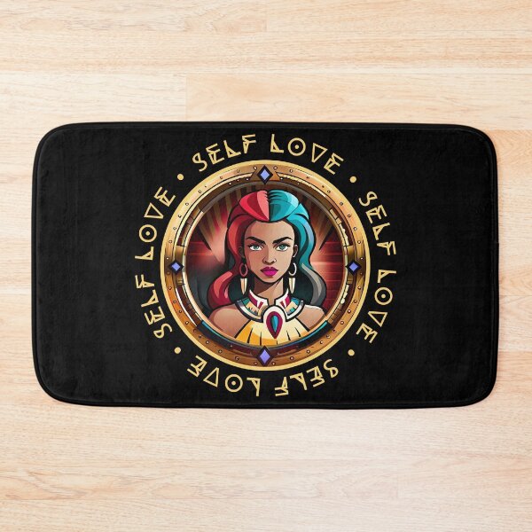 Item preview, Superhero Woman Self Love Aspiration Nature Warrior Gold designed and sold by Melan Designs.