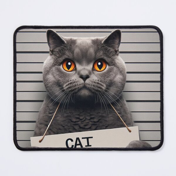 Item preview, Funny CATNIP MADE ME DO IT Cute Mugshot Mischief Catnip Shenanigans T-Shirt designed and sold by AkilaShop.