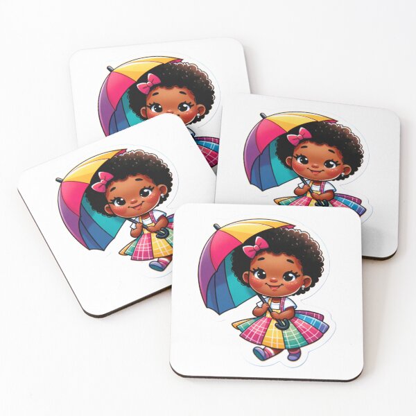 Item preview, Anime Girl Umbrella Die-Cut Sticker designed and sold by mymagicstoreus.