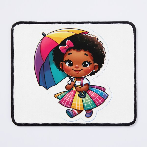 Item preview, Anime Girl Umbrella Die-Cut Sticker designed and sold by mymagicstoreus.