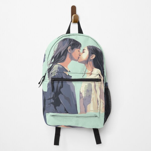 Item preview, First Kiss | LGBTQ+ AI Pop Aesthetic HD designed and sold by scudpunk.