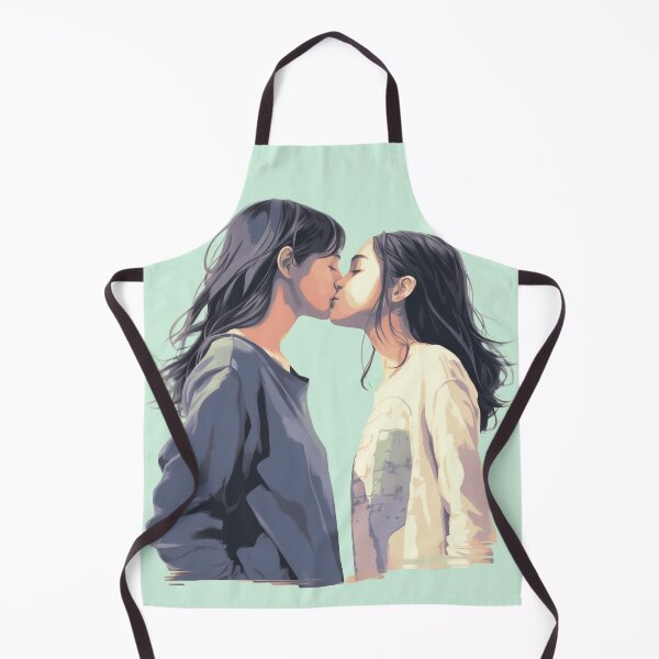 Item preview, First Kiss | LGBTQ+ AI Pop Aesthetic HD designed and sold by scudpunk.