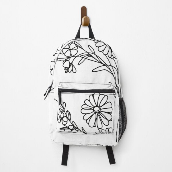 Item preview, April Fine Line Flower Bouquet Artwork designed and sold by ArtfulMiller.