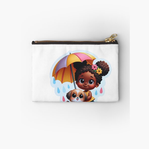 Item preview, Anime Girl Umbrella And Her Dog Die-Cut Sticker designed and sold by mymagicstoreus.