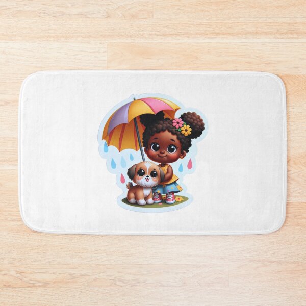 Item preview, Anime Girl Umbrella And Her Dog Die-Cut Sticker designed and sold by mymagicstoreus.