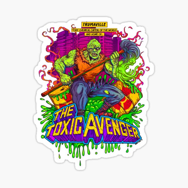 Item preview, toxic cartoon adventurer crusaders white designed and sold by rubenlopezart.