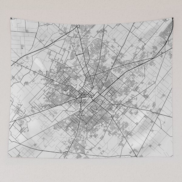 Item preview, Faisalabad City Map of Punjab, Pakistan - Light designed and sold by deMAP.