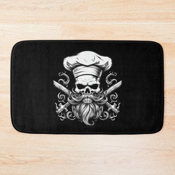 Item preview, Bearded Chef Skull designed and sold by bryancrevier.