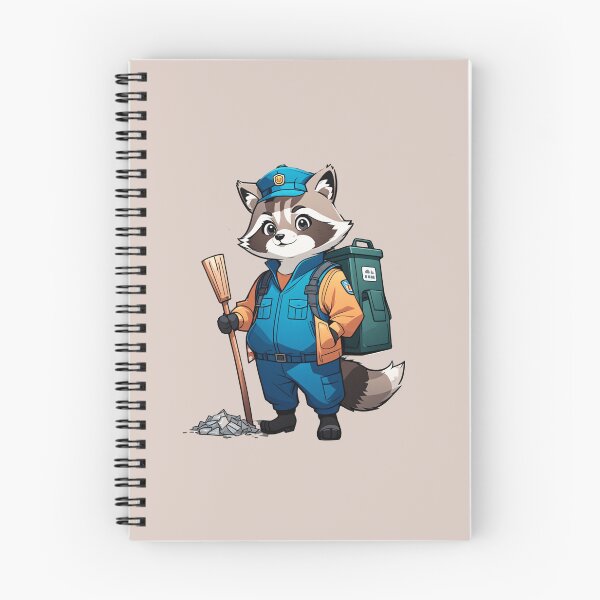 Item preview, Sanitation Engineer Raccoon designed and sold by Atlantico54.