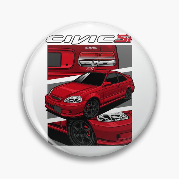 Item preview, Honda Civic Si 2000 Red designed and sold by vektoranda.