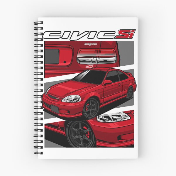 Item preview, Honda Civic Si 2000 Red designed and sold by vektoranda.