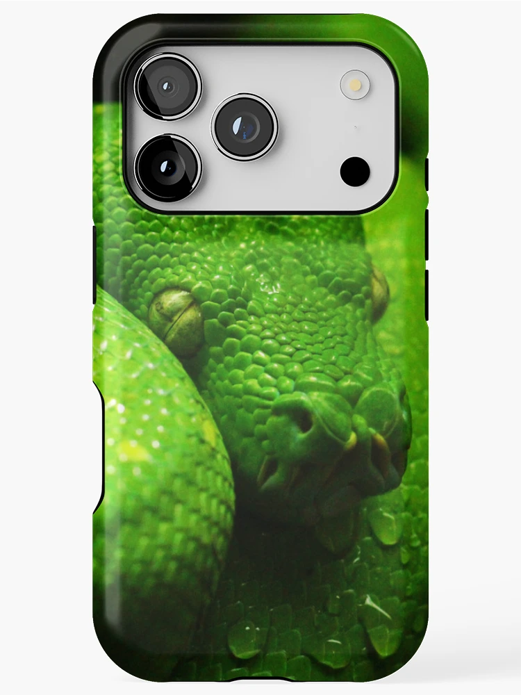 Thumbnail 1 of 4, iPhone Case, Green Tree Python Photo designed and sold by TheAnimalZ00.