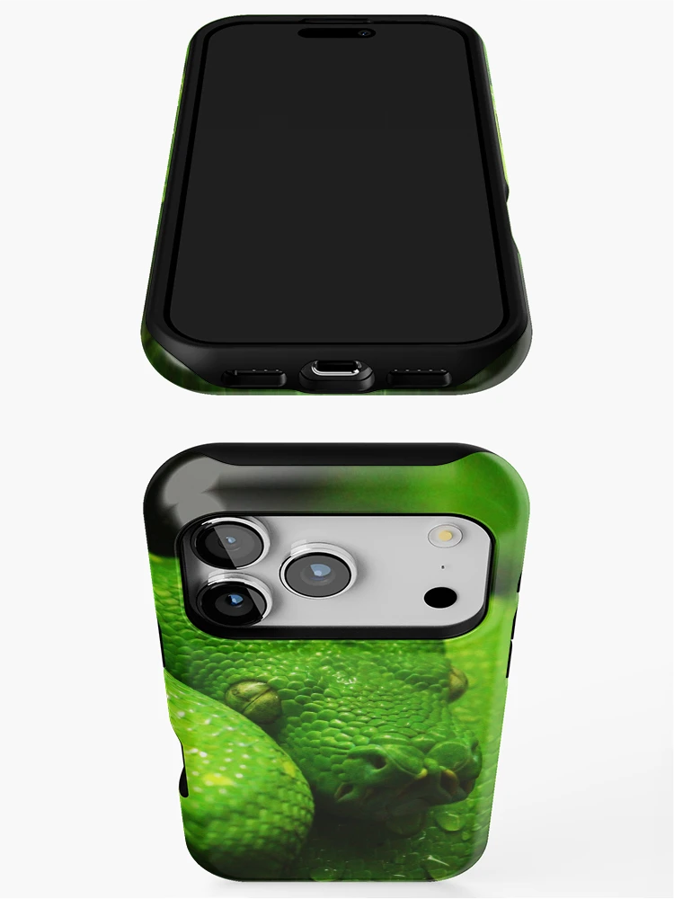 Thumbnail 3 of 4, iPhone Case, Green Tree Python Photo designed and sold by TheAnimalZ00.