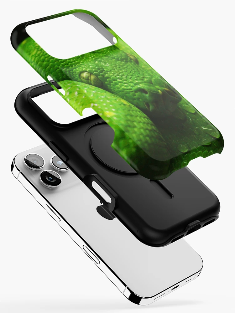 Thumbnail 2 of 4, iPhone Case, Green Tree Python Photo designed and sold by TheAnimalZ00.