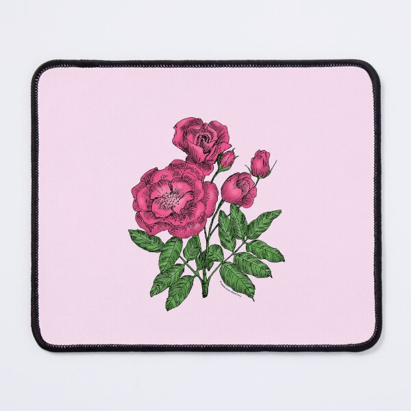 Item preview, Mid Pink Cupped Rose Bloom Semi-Double 8-15 Petals In 2 Rows designed and sold by Rachael Taylor.