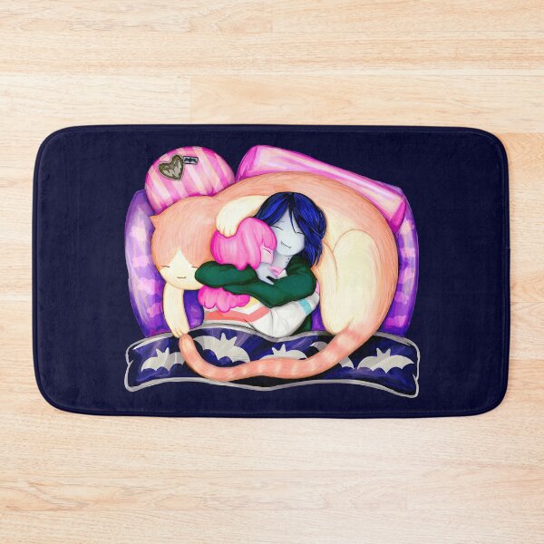Item preview, Bubbline, cat naps with Timmy. Adventure Time fan art designed and sold by Lavinia Knight.