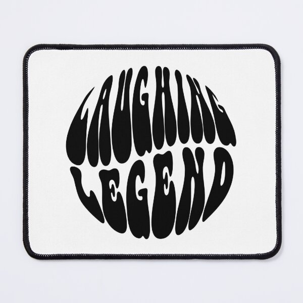Item preview, Laughing Legend Text Monochrome White designed and sold by Meepuruproject.